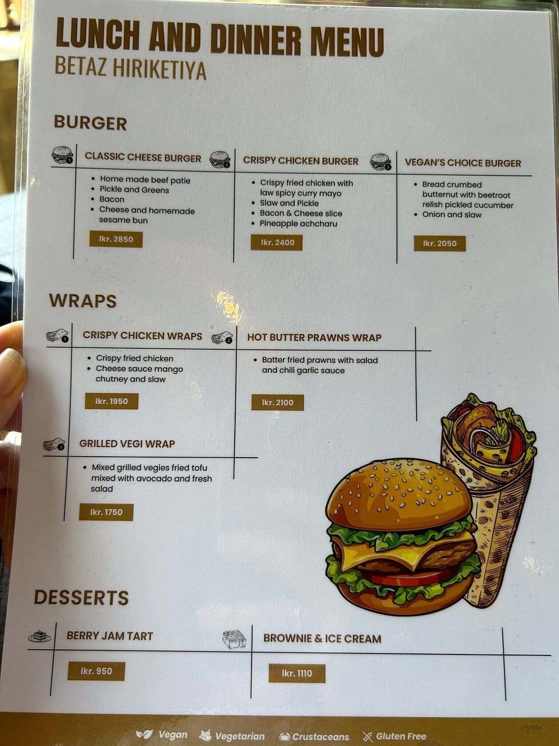 Betaz menu page 2