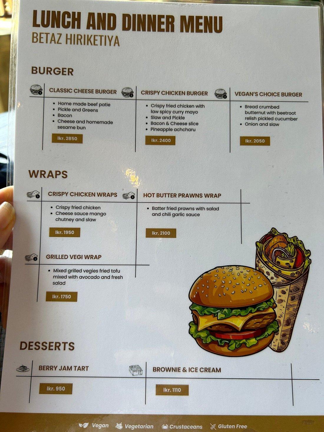 Betaz menu page 2