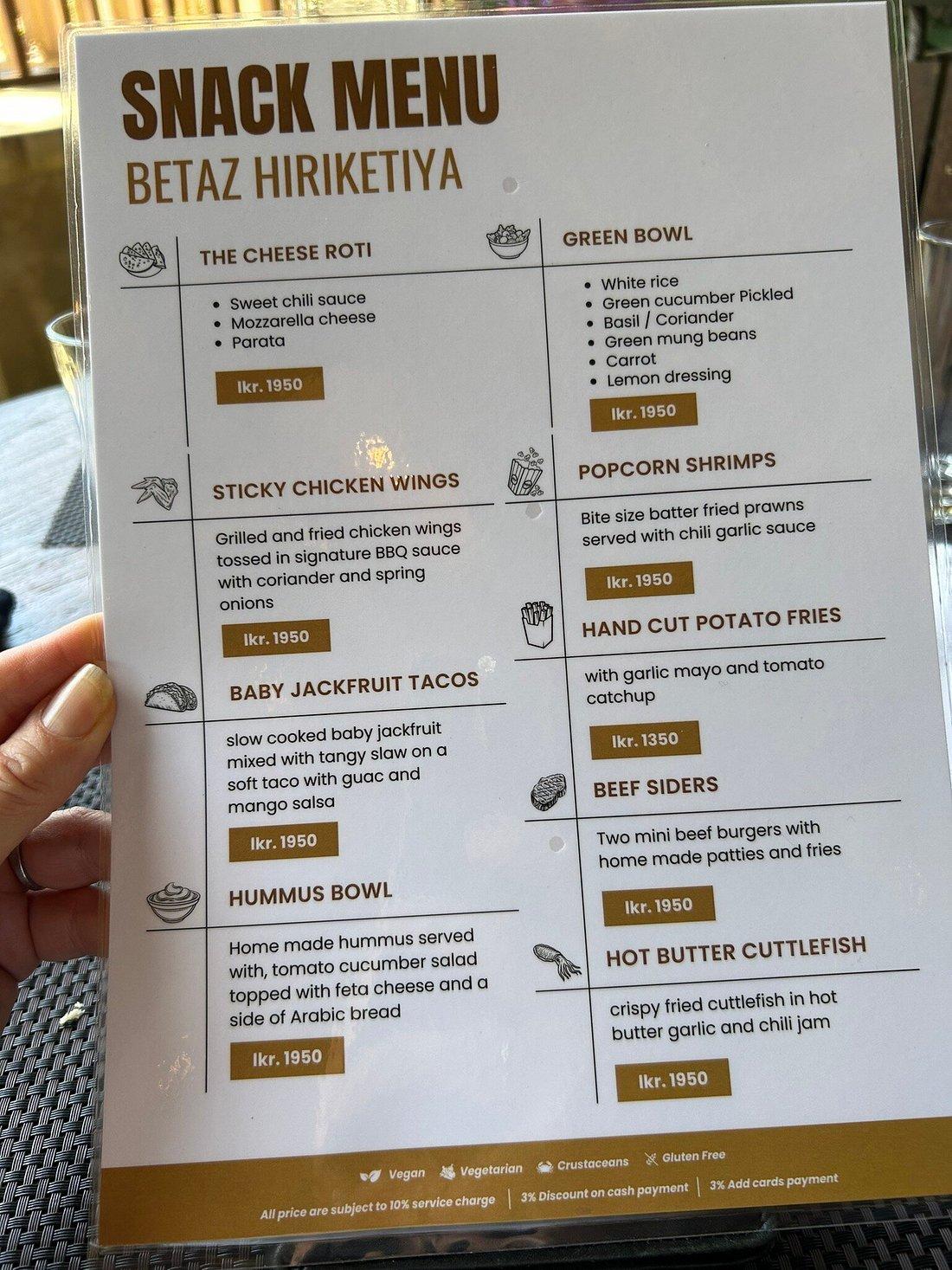 Betaz menu page 3