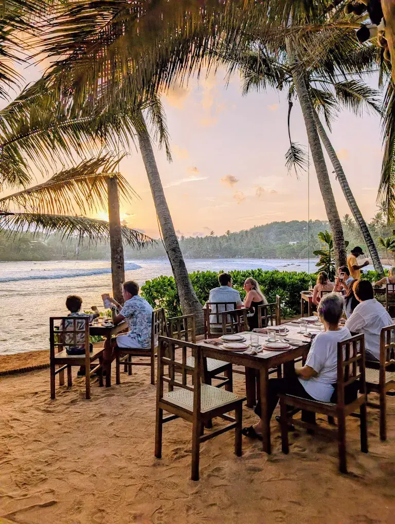 Raa tropical evening setting